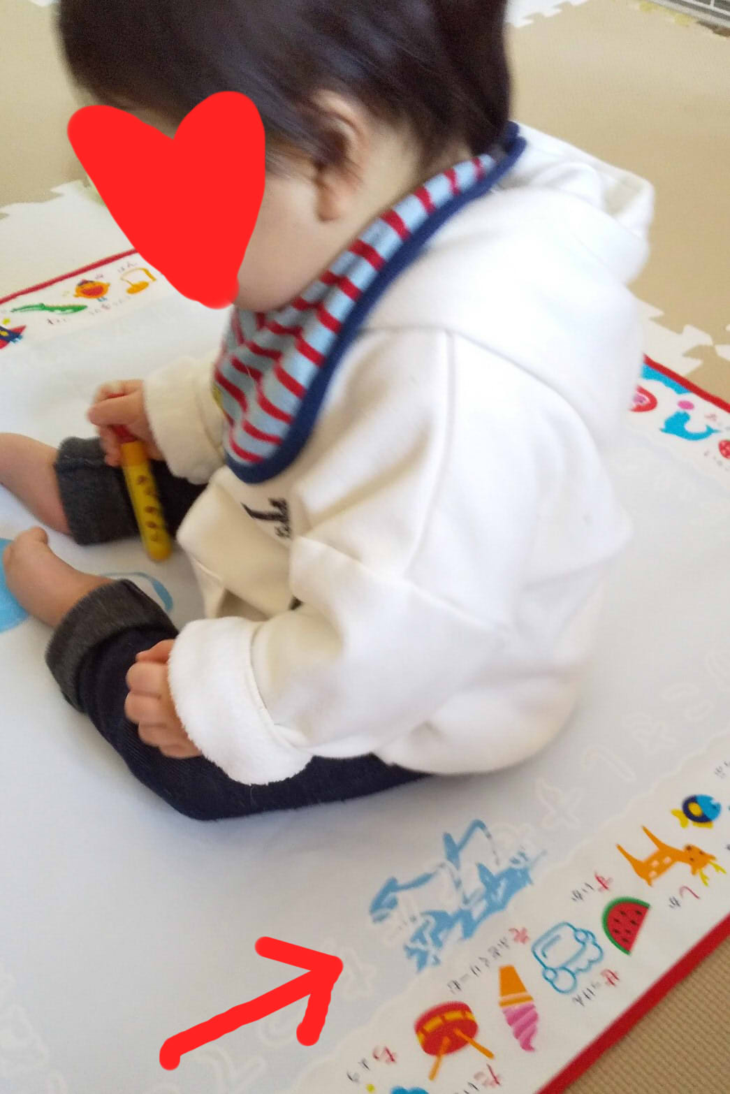 赤ちゃんのお絵かきはいつから 顔にインクがつく心配なしの水でおえかきをしよう ショコハジロはもっと自由に生きたい